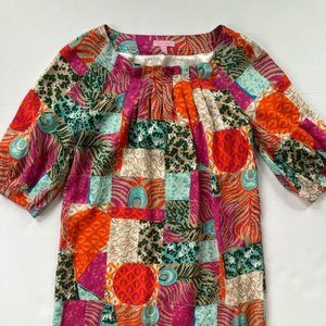 Lilly Pulitzer Silk Patchwork Tunic Dress